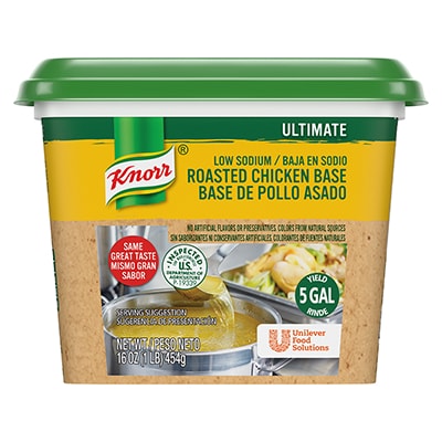Knorr Professional Ultimate Low Sodium Chicken Bouillon Base 6 X 1 Lb Unilever Food Solutions Us There are 30 low sodium soup for sale on etsy, and they cost 13,02 $ on average. knorr professional ultimate low sodium chicken bouillon base 6 x 1 lb