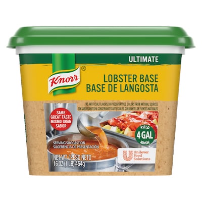 Knorr® Professional Ultimate Lobster Bouillon Base 1lb. 6 pack - 