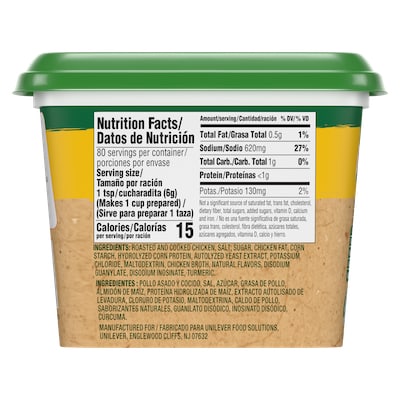 Knorr® Professional Ultimate Chicken Bouillon 1lb. 6 pack - Excess salt in bases masks the true flavor of soups - not in Knorr® Professional Ultimate Chicken Bouillon Base 6 x 1 lb!