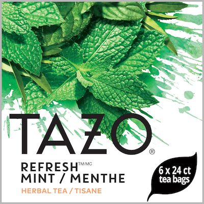 TAZO® Hot Tea Refresh Mint 6 x 24 bags - We’ve got our own thing brewing the TAZO® Hot Tea Refresh Mint (6 x 24 bags): dare to be different