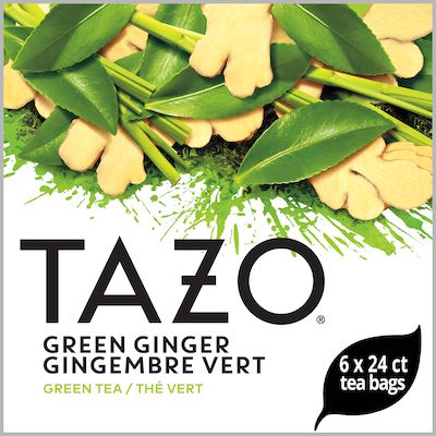 TAZO® Hot Tea Green Ginger 6 x 24 bags - We’ve got our own thing brewing the TAZO® Hot Tea Green Ginger (6 x 24 bags): dare to be different