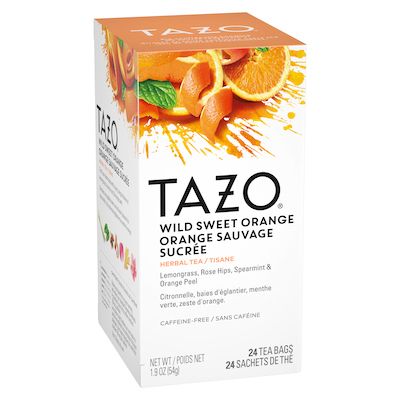 TAZO® Hot Tea Wild Sweet Orange 6 x 24 bags - We’ve got our own thing brewing the TAZO® Hot Tea Wild Sweet Orange (6 x 24 bags): dare to be different