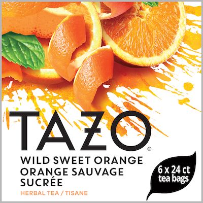 TAZO® Hot Tea Wild Sweet Orange 6 x 24 bags - We’ve got our own thing brewing the TAZO® Hot Tea Wild Sweet Orange (6 x 24 bags): dare to be different