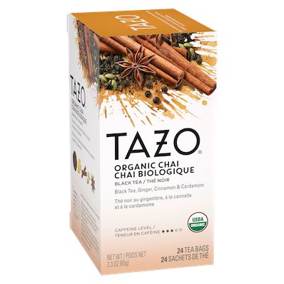 TAZO® Hot Tea Organic Chai 6 x 24 bags - We’ve got our own thing brewing the TAZO® Hot Tea Organic Chai (6 x 24 bags): dare to be different