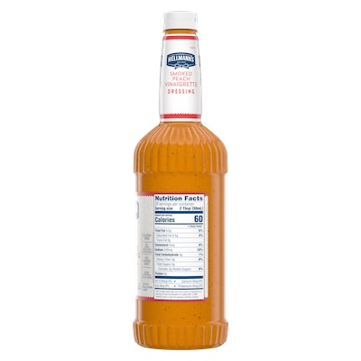 Hellmann's® Smoked Peach Vinaigrette 6 x 32 oz - I’m constantly looking for new flavor combinations like the Hellmann's® Smoked Peach Vinaigrette (6 x 32 oz) to keep my salads fresh and exciting.