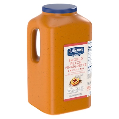 Hellmann's® Smoked Peach Vinaigrette - I’m constantly looking for new flavor combinations like the Hellmann's® Smoked Peach Vinaigrette (4 x 1 gal) to keep my salads fresh and exciting.