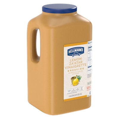 Hellmann's® Lemon Za'atar Dressing - I’m constantly looking for new flavor combinations like the Hellmann's® Lemon Za'atar Salad Dressing (4 x 1 gal) to keep my salads fresh and exciting.