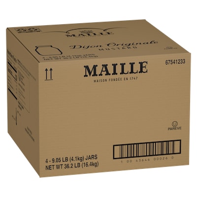 Maille Dijon Originale Mustard 4 x 9.05 lb - 