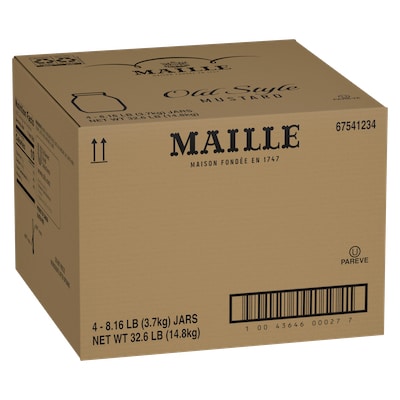 Maille Old Style Mustard 4 x 8.16 lb - 