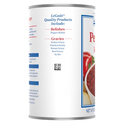 LeGout® Pepper Relish 6 x 3 lb - 