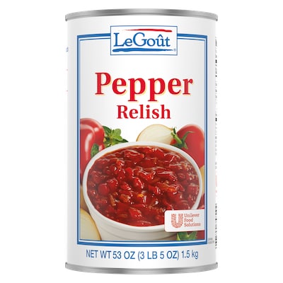 LeGout® Pepper Relish 6 x 3 lb - 