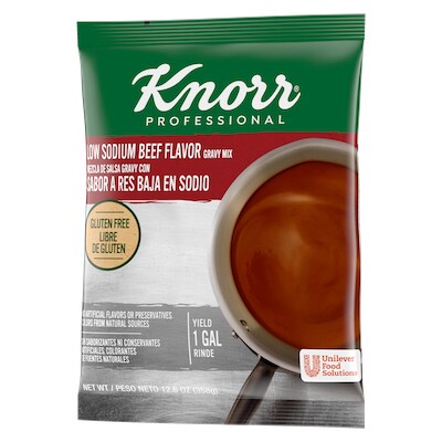 Knorr® Professional Low Sodium Beef Gravy 6 x 12.6 oz - 