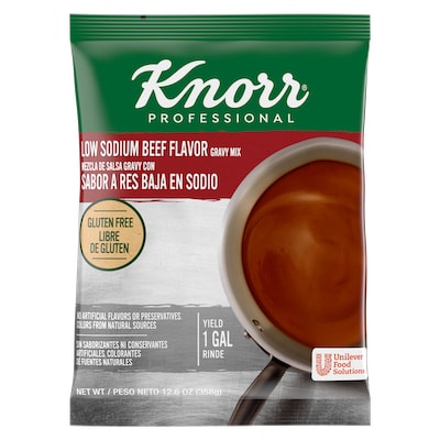 Knorr® Professional Low Sodium Beef Gravy 6 x 12.6 oz - 
