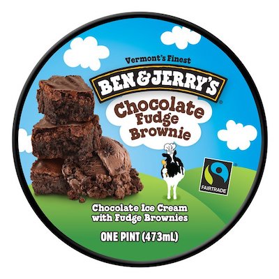 Ben & Jerry's Chocolate Fudge Brownie 8 x 16 oz - 