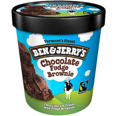 Ben & Jerry's Chocolate Fudge Brownie 8 x 16 oz - 