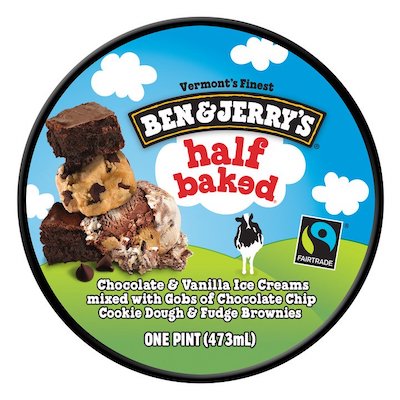 Ben & Jerry's Half Baked® 8 x 16 oz - 