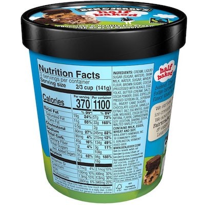 Ben & Jerry's Half Baked® 8 x 16 oz - 