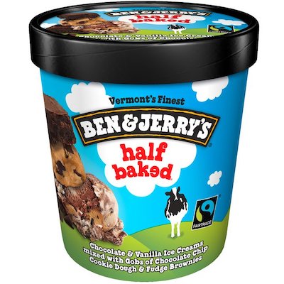 Ben & Jerry's Half Baked® 8 x 16 oz - 