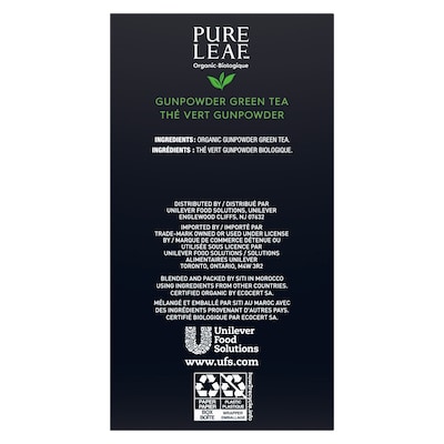 Pure Leaf® Organic Gunpowder Green Hot Tea Bags 6 x 25 bags - 