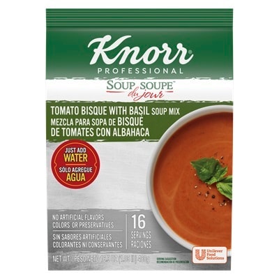 Knorr® Soup Du Jour Tomato Basil Bisque 4 x 16.9 oz - 