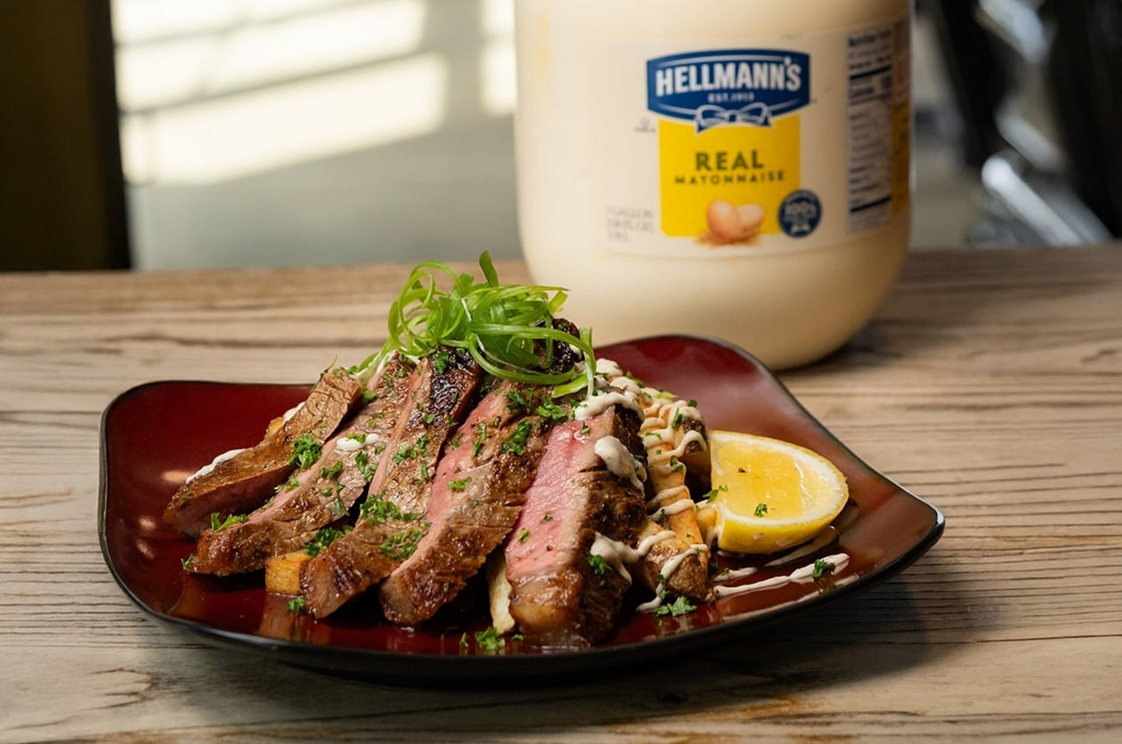 Ribeye Steak Frites with Truffle Aioli – - Recipe Ribeye Steak Frites with Truffle Aioli – - Recipe