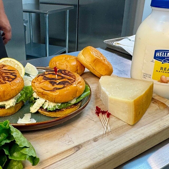 Chicken Caesar Salad Sandwich Chicken Caesar Salad Sandwich