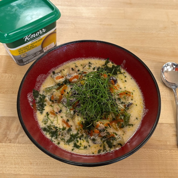 Coconut-lemongrass soup Coconut-lemongrass soup
