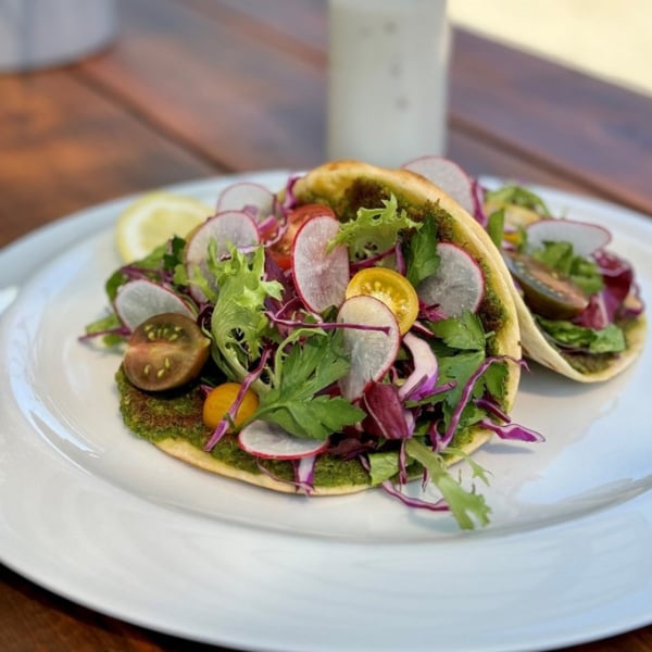 Falafel Smashed Tacos Falafel Smashed Tacos