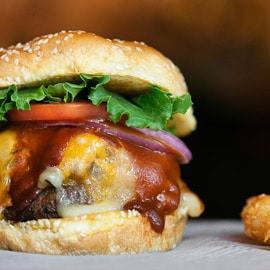 Famous for Great Burgers: Vortex Bar & Grill Famous for Great Burgers: Vortex Bar & Grill