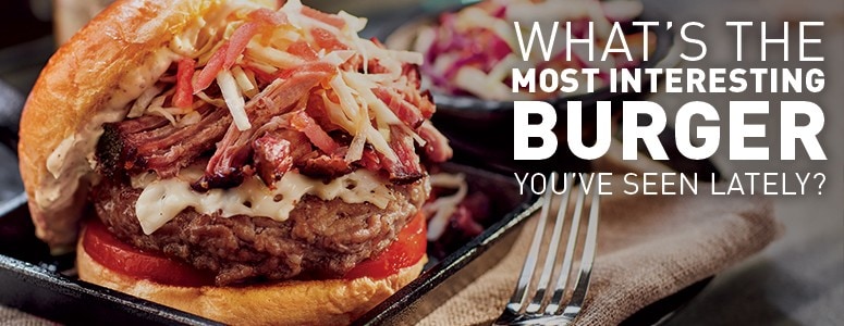 What's The Most Interesting Burger You've Seen Lately?
